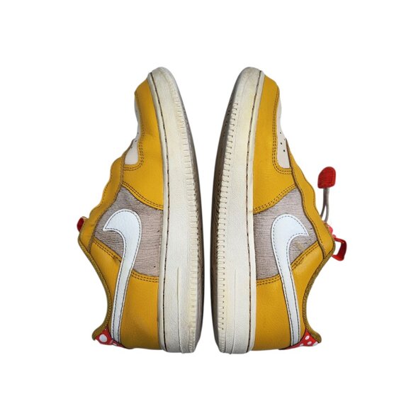 Nike Air Force 1 Toggle SE Mushroom DQ0365-700 Yellow White Size 3Y - Picture 8 of 9